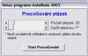 Dotaz programu AutoÜkola 2003